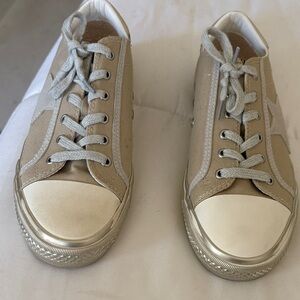 Vintage Havana Tan and White Sneakers